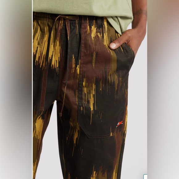 ICECREAM Drip Camo Straight Fit Drawstring Ripstop Pants - Picture 12 of 14